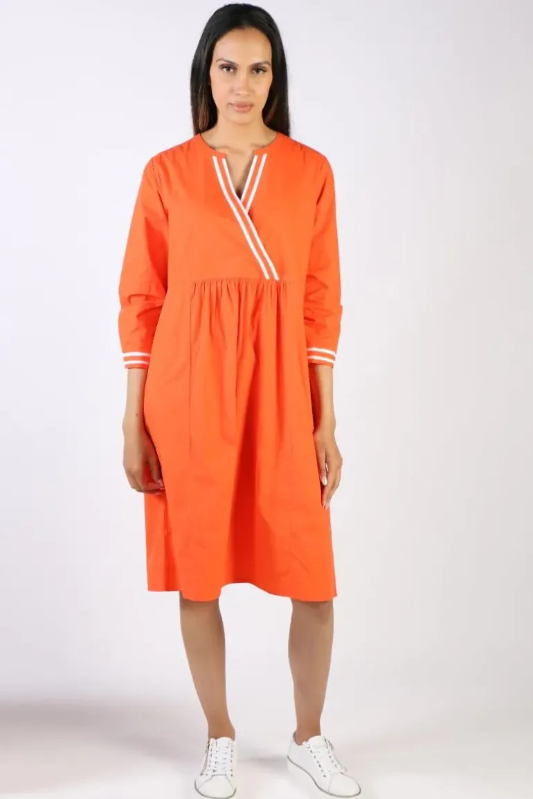 Bagruu Tikka Dress In Orange