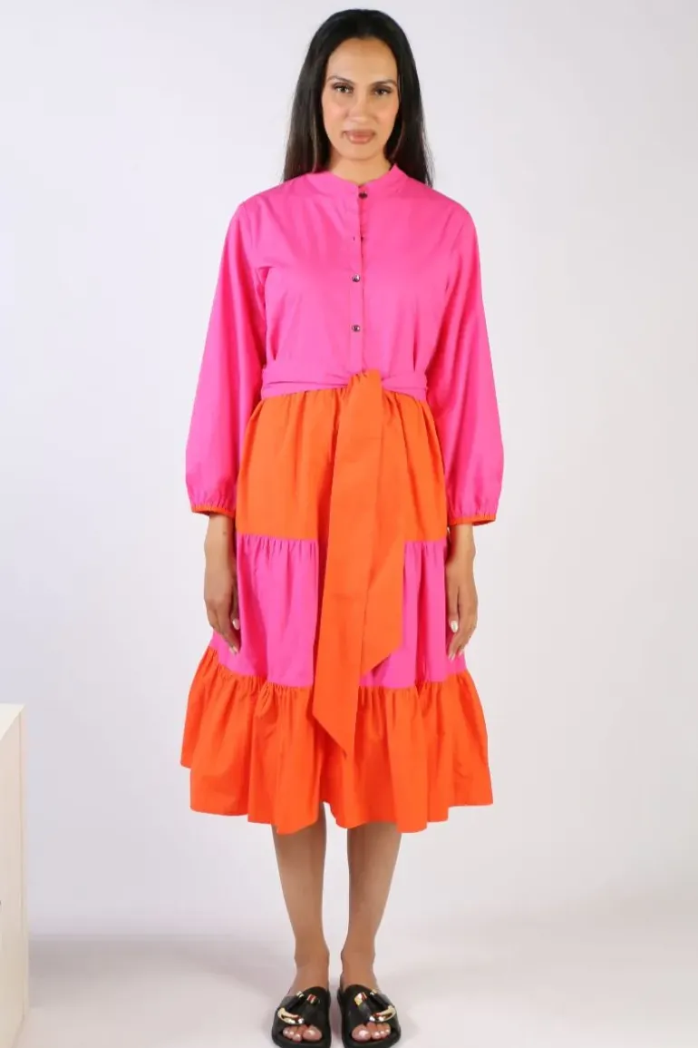 Bagruu Valia Dress In Orange