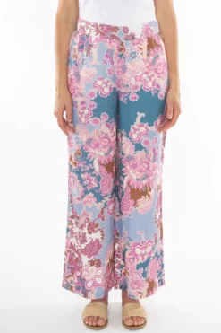 Baroque Print Palazzo Pant In Multi By Jump