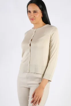 Bella Evening Cardi In Gold