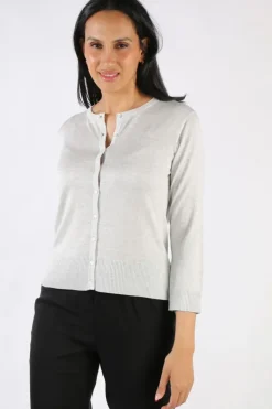 Bella Evening Cardi In Pearl