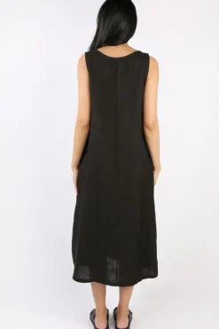 Blueberry Maxi Dress In Black