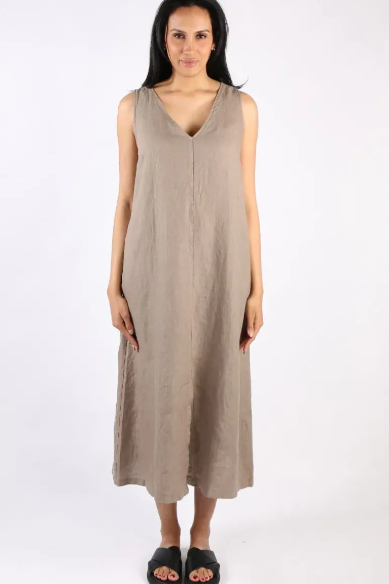Blueberry Maxi Dress In Fango