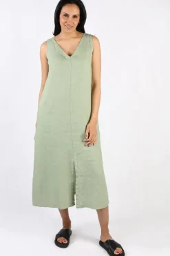Blueberry Maxi Dress In Sage