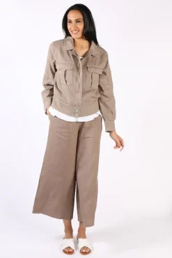 Blueberry Military Jacket In Fango