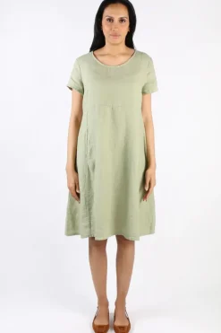 Blueberry Swing Dress In Sage
