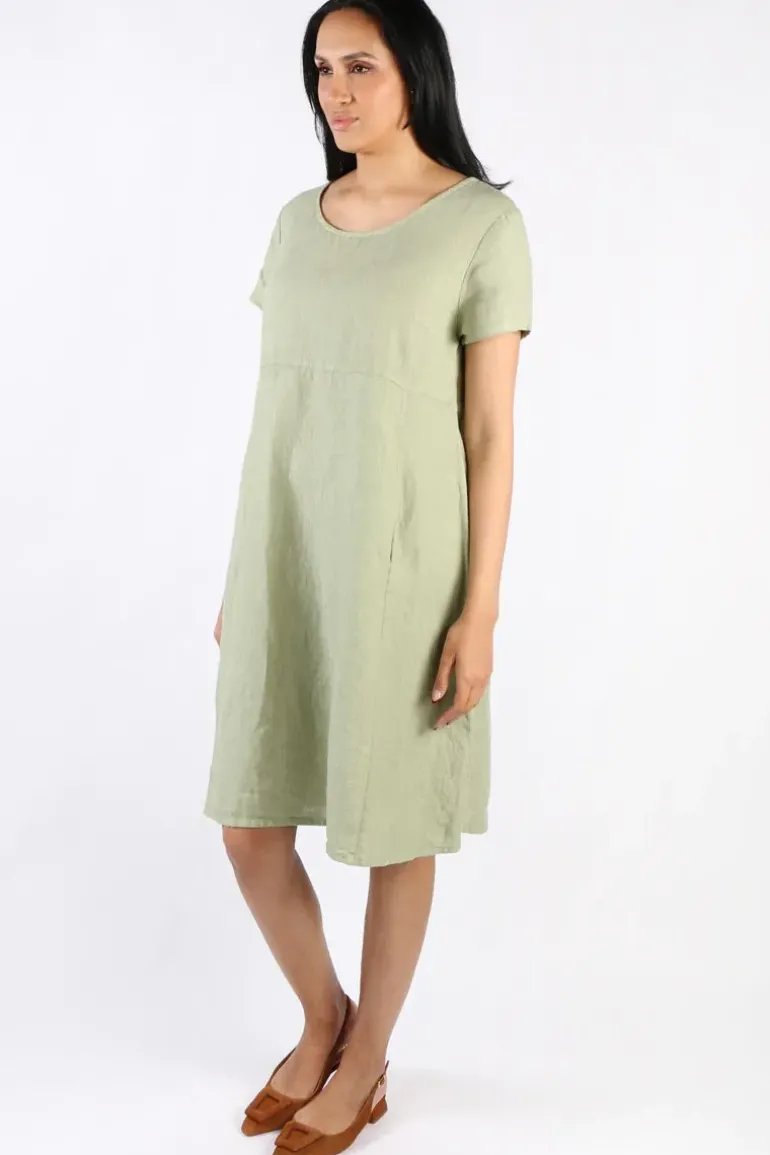Blueberry Swing Dress In Sage
