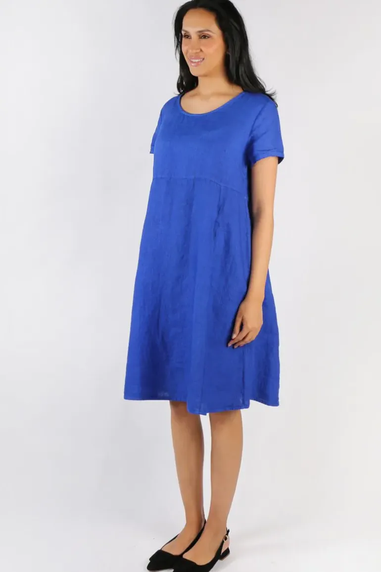 Blueberry Swing Dress In Royal
