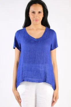 Blueberry Tee Top In Royal