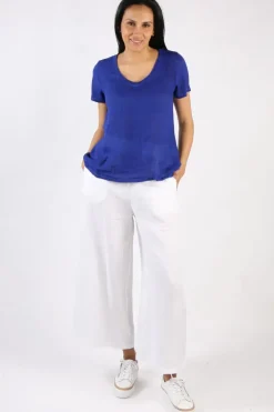 Blueberry Tee Top In Royal
