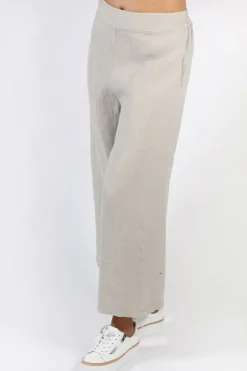 Blueberry Wide Leg Palazzo In Beige