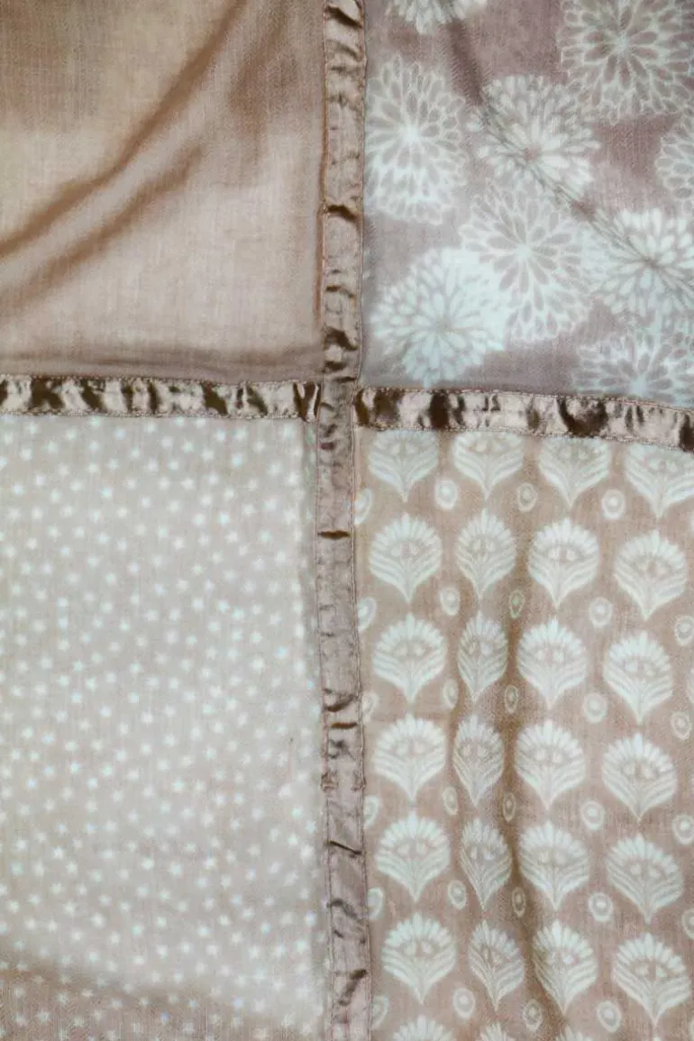 Bohemia Rosie Emilie Wool Scarves In Pink