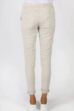 Bohemia Soft Button Jogger In Sand