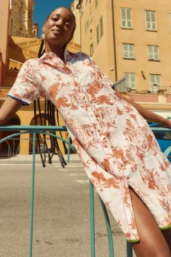 Boom Shankar Cuba Dress In Print