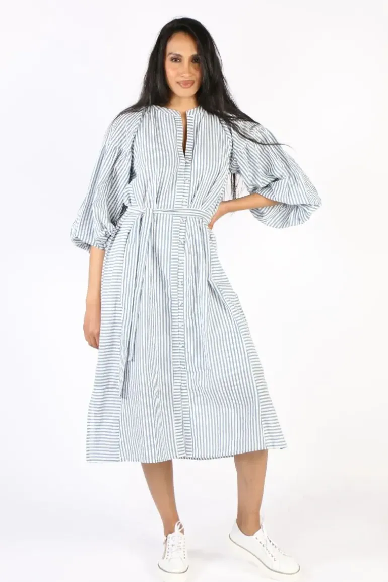 Boom Shankar Hazel Dress In Stripe