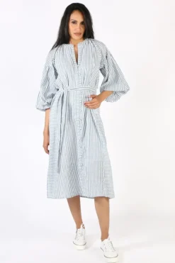 Boom Shankar Hazel Dress In Stripe