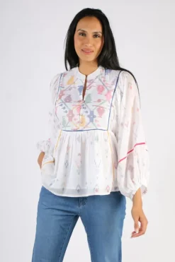 Boom Shankar Lila Top In White