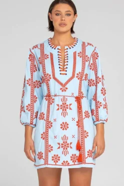 Boom Shankar Mia Dress In Blue