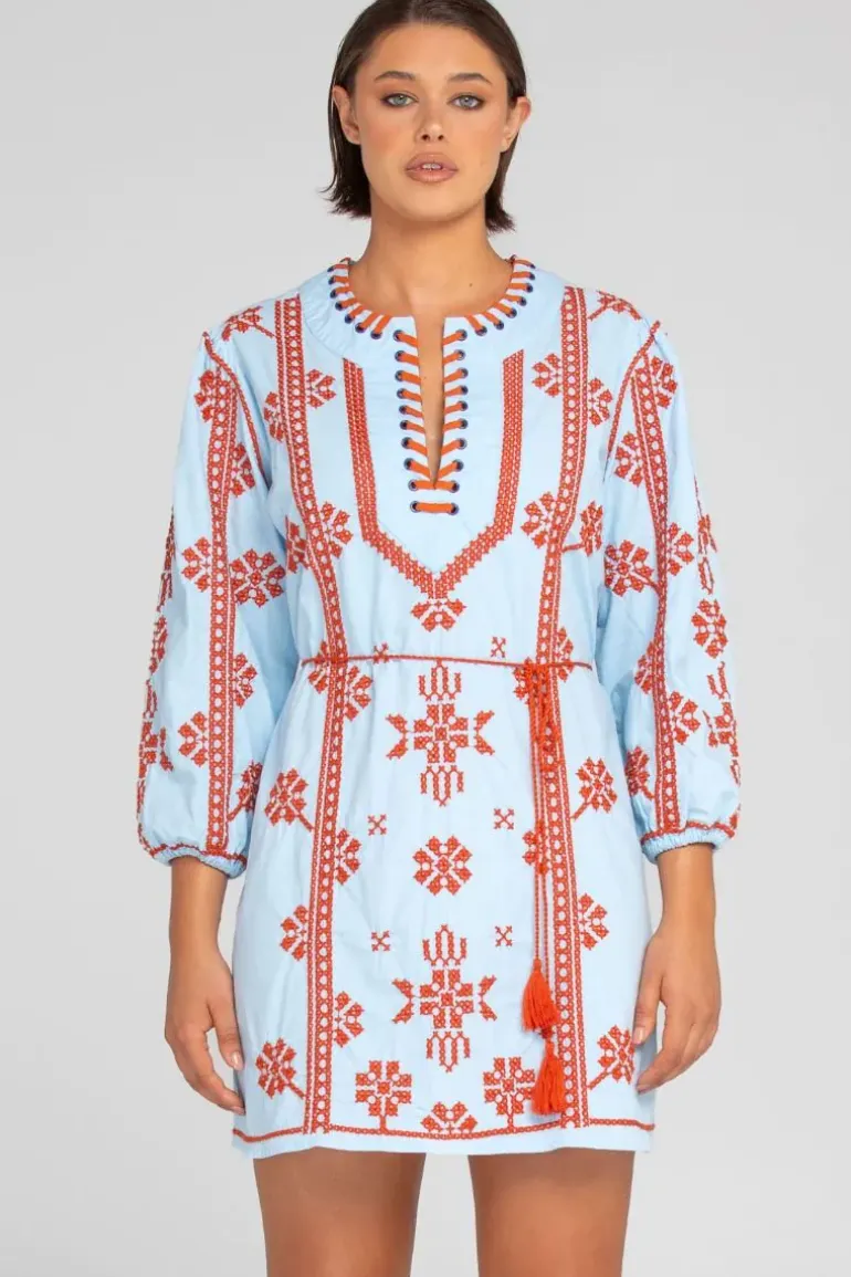 Boom Shankar Mia Dress In Blue