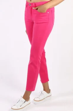 Brax Shakira Slim Leg Denim In Pink