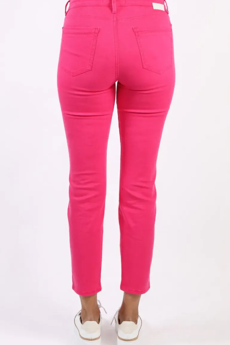 Brax Shakira Slim Leg Denim In Pink