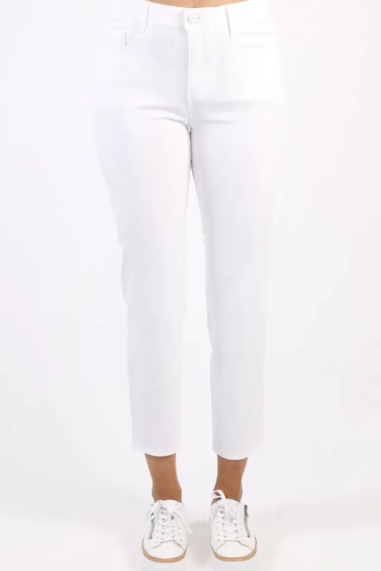 Brax Shakira Slim Leg Lightweight Jean In White