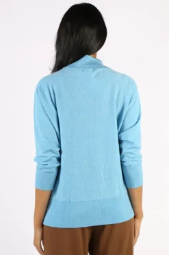 Bridge And Lord Dolman Sleeve Jumper In Blue