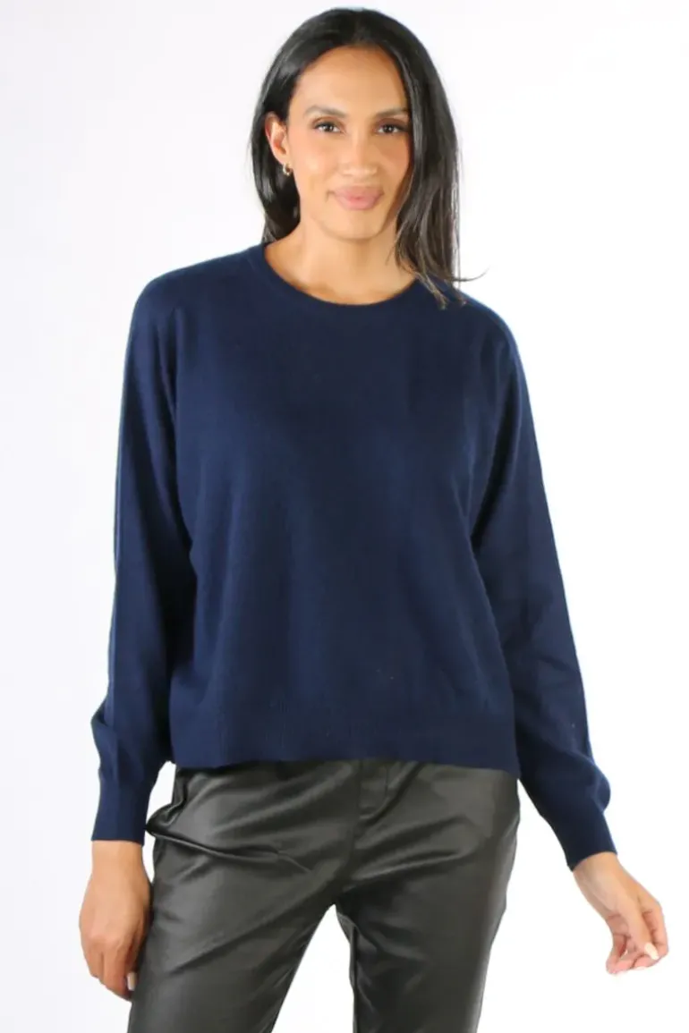 C & Co Classic 23 Jumper In Navy