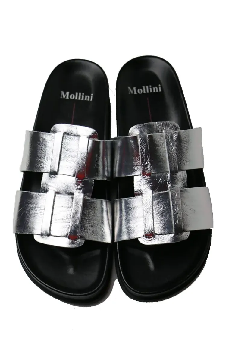 Cager Sandal By Mollini In Silver