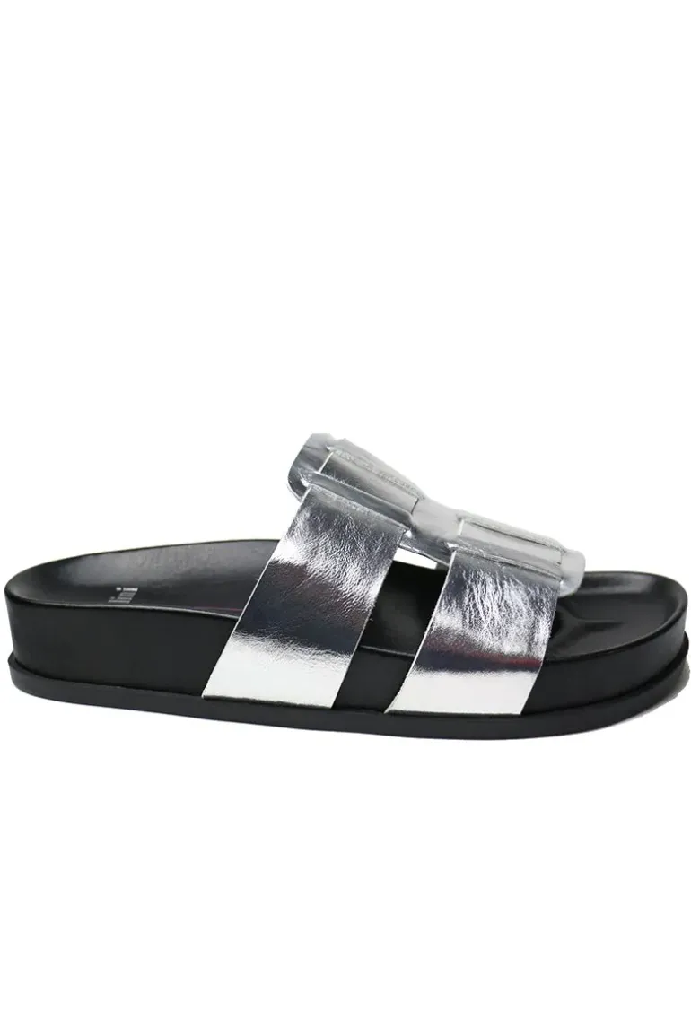 Cager Sandal By Mollini In Silver