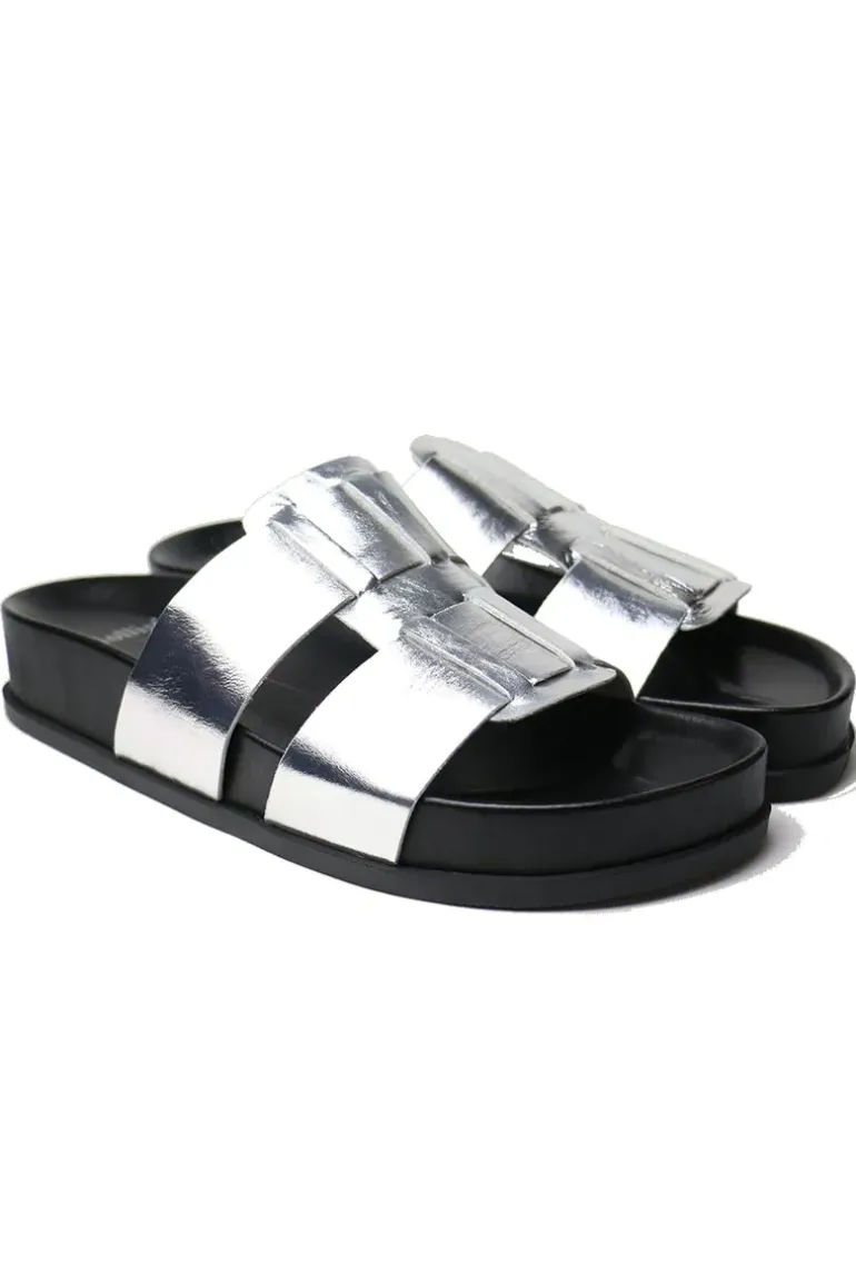 Cager Sandal By Mollini In Silver