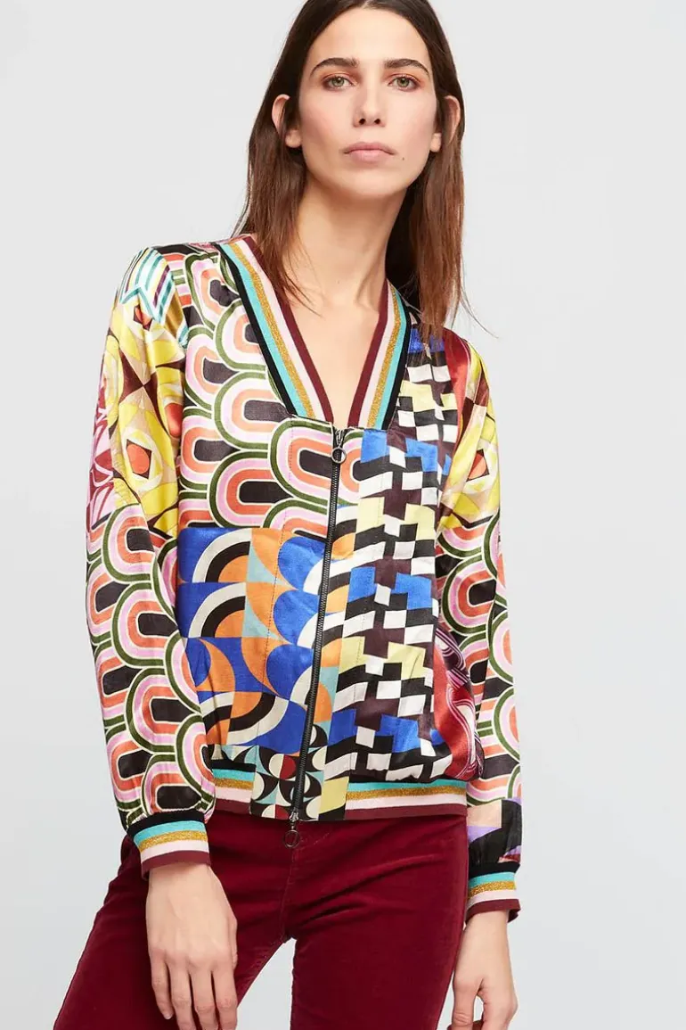 Cap Julluca Kylie Bomber Jacket In Print