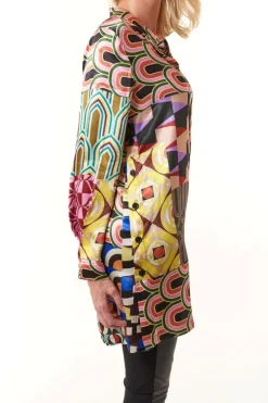 Cap Julluca Longline Laila Tunic In Print