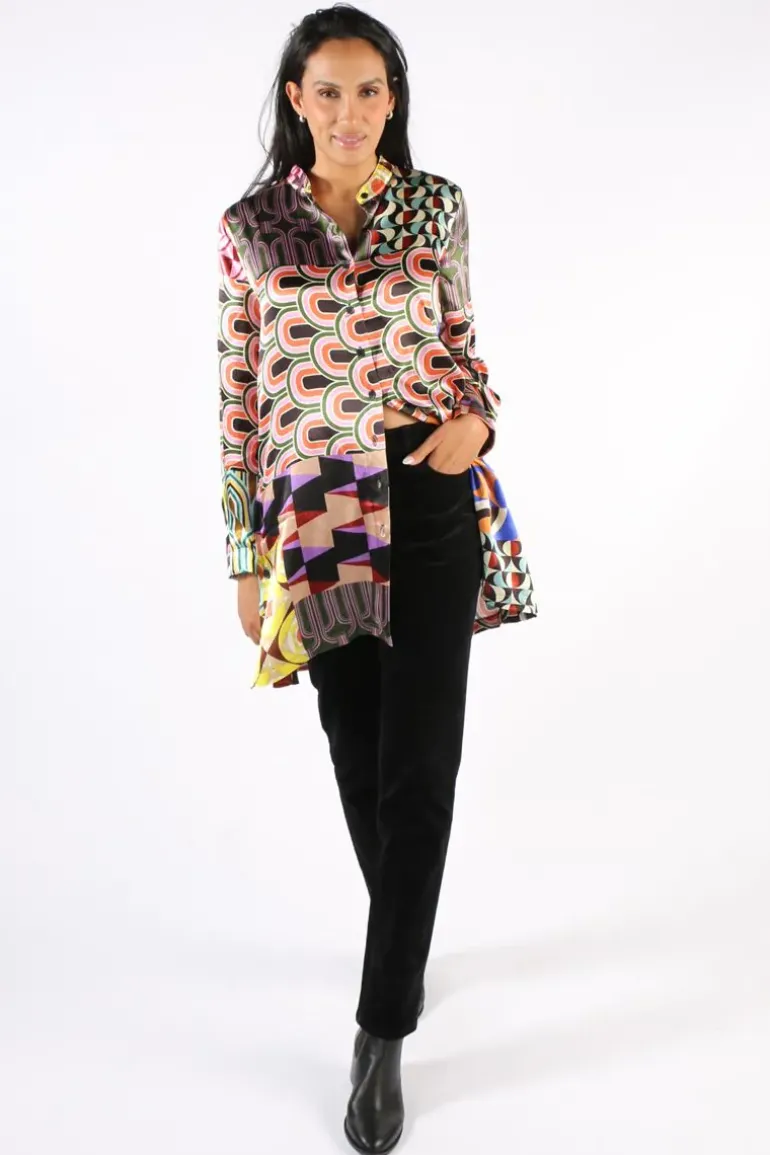 Cap Julluca Longline Laila Tunic In Print