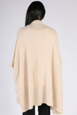Cashmere Kimono Jacket By Caprus In Oatmeal