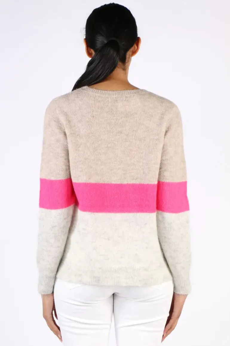 CC Bradford Alpaca Jumper In Stripe