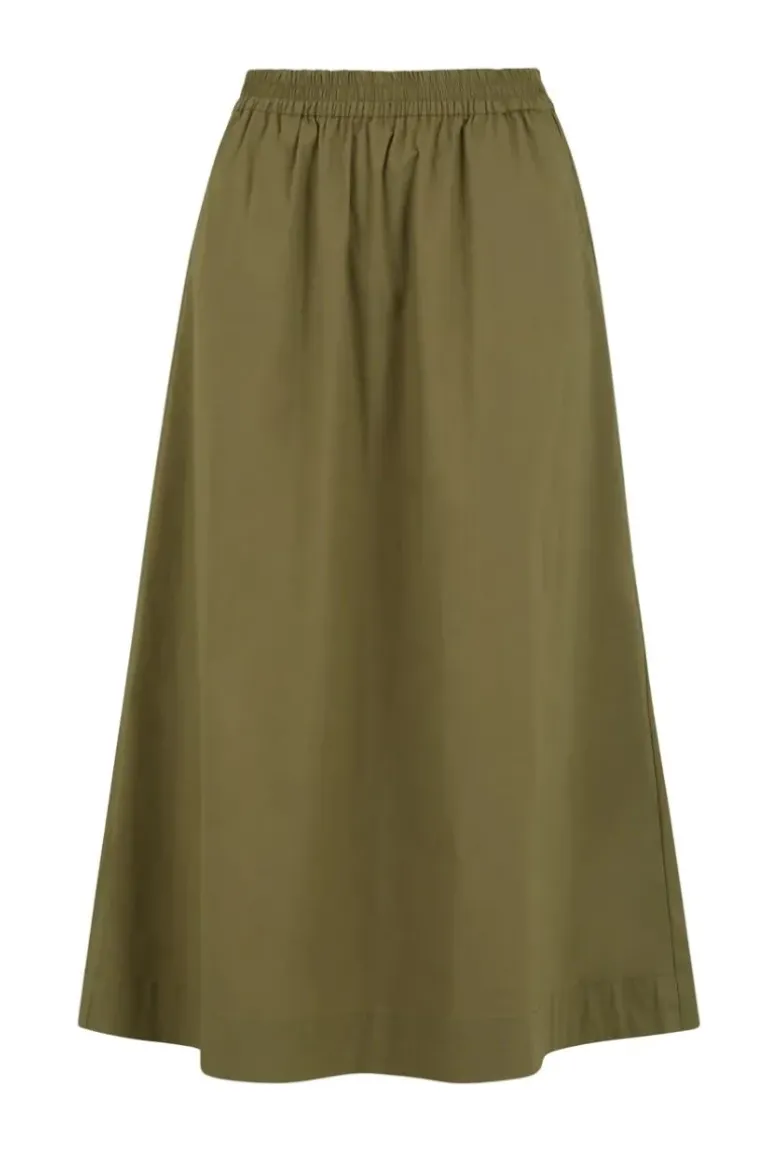 CC Heart Phoebe Skirt In Moss