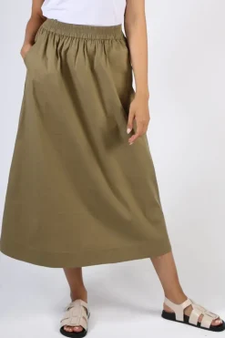 CC Heart Phoebe Skirt In Moss