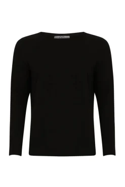 CC Heart Regular Long Sleeve Tee In Black