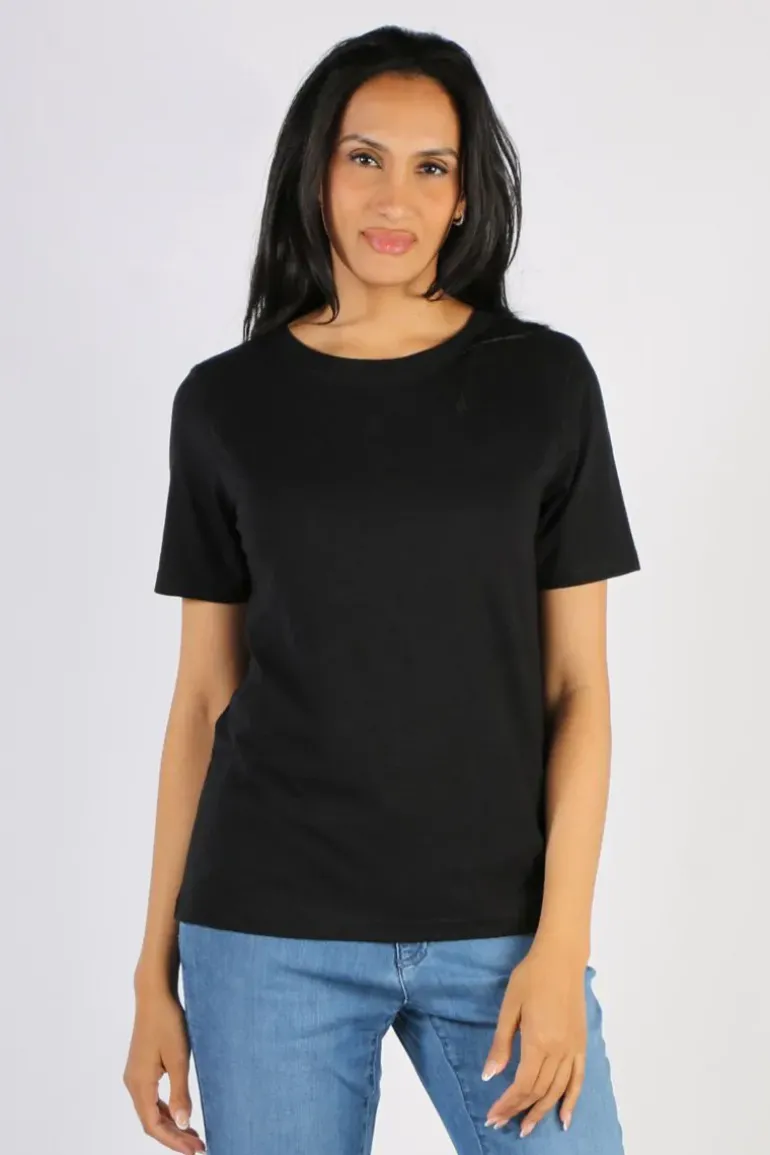 CC Heart Regular Tee In Black