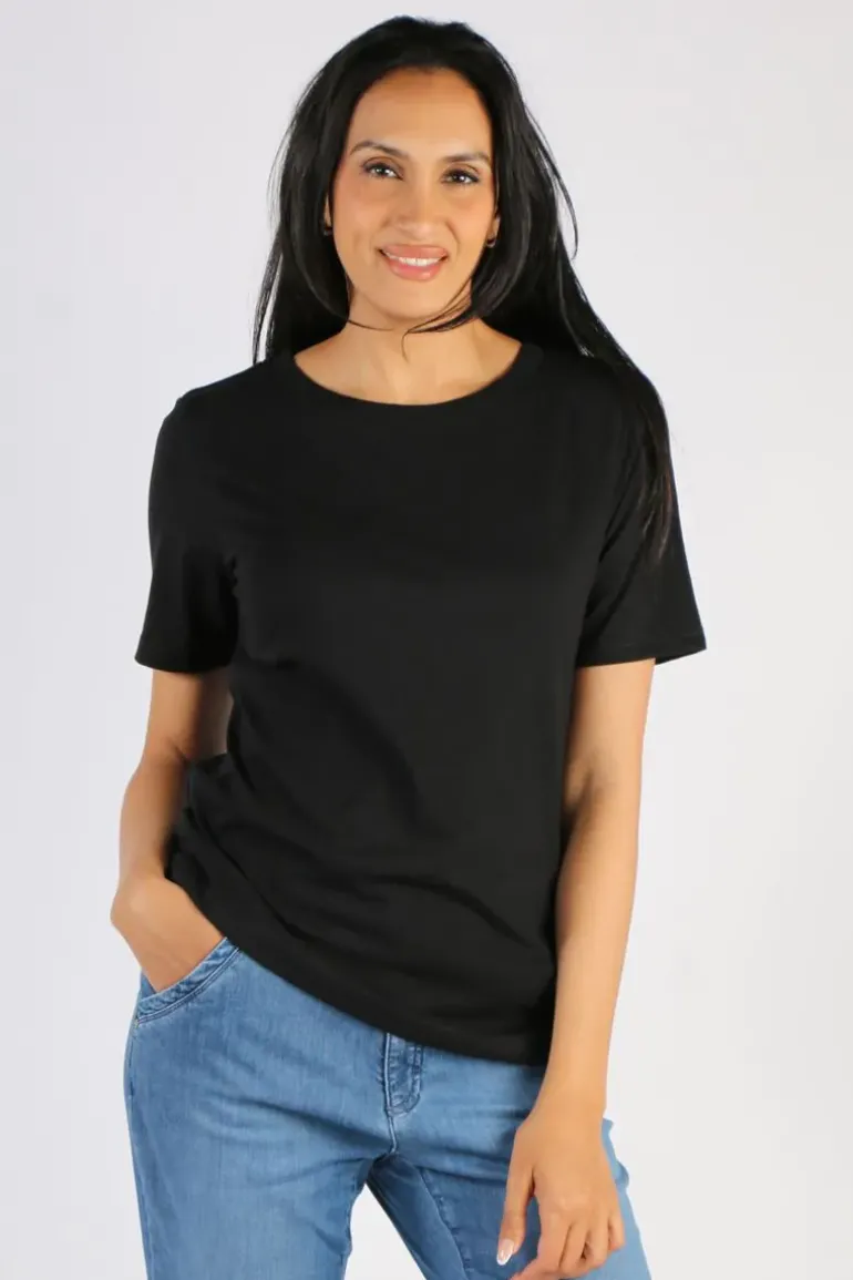 CC Heart Regular Tee In Black