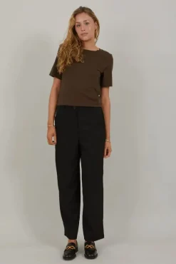 CC Heart Regular Tee In Coffee
