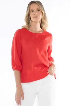 Center Seam Top In Poppy By Jump
