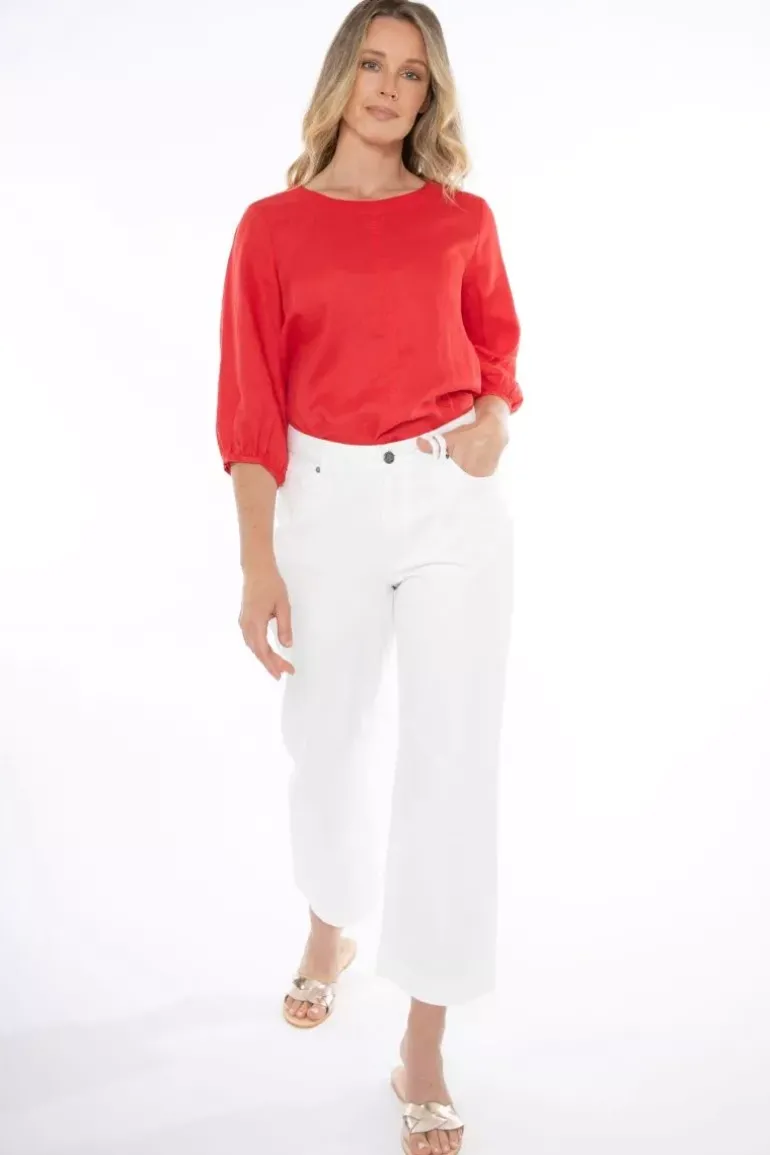 Center Seam Top In Poppy By Jump