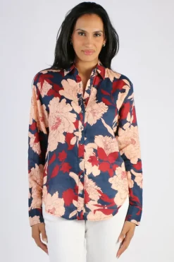 Cloth Paper Scissors Camelia Shirt In Print