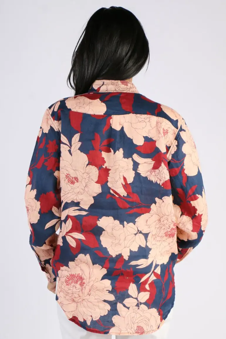Cloth Paper Scissors Camelia Shirt In Print