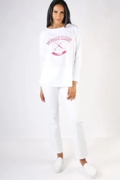 Cloth Paper Scissors Croquet Tee In Red