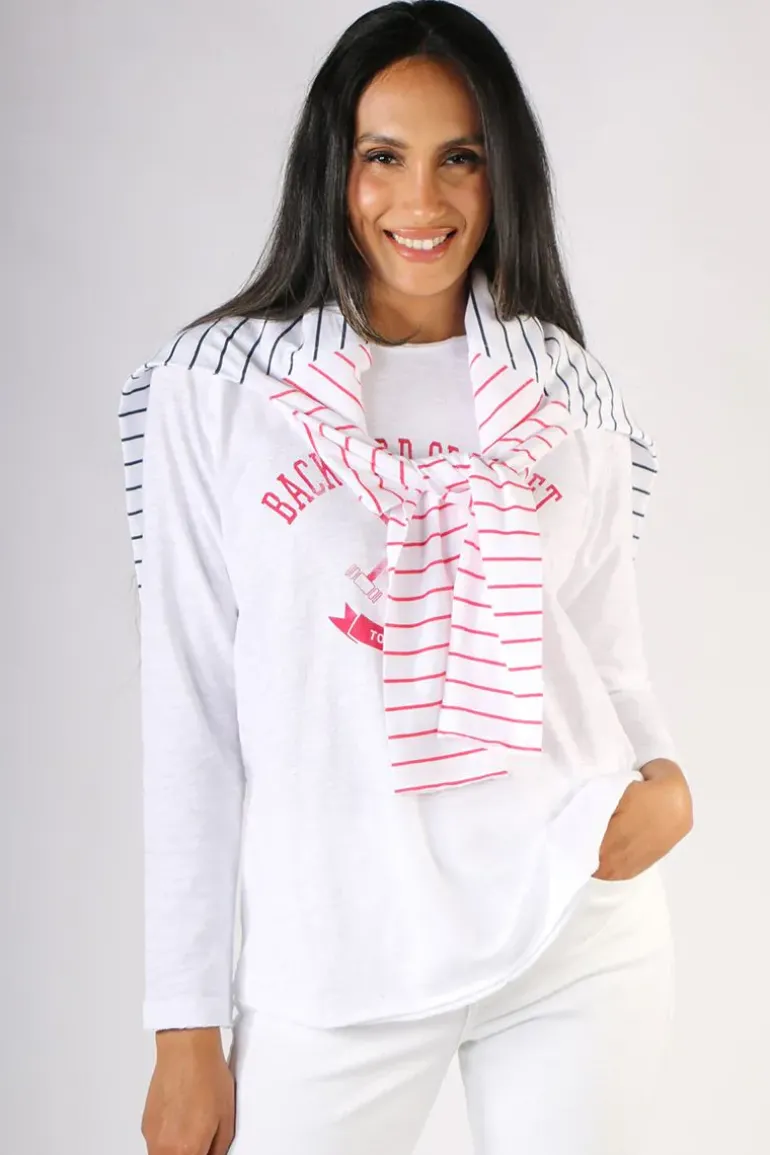 Cloth Paper Scissors Croquet Tee In Red