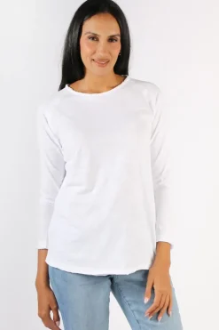 Cloth Paper Scissors Demi Tee In White
