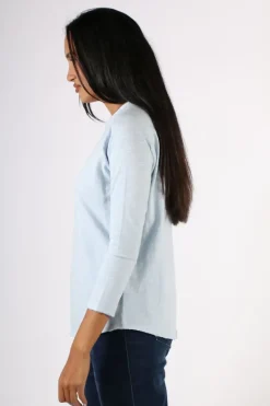 Cloth Paper Scissors Demi Tee In Blue